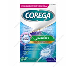Corega Tabs 3 minutowa tabletka czyszcząca do protez zębowych 6 sztuk