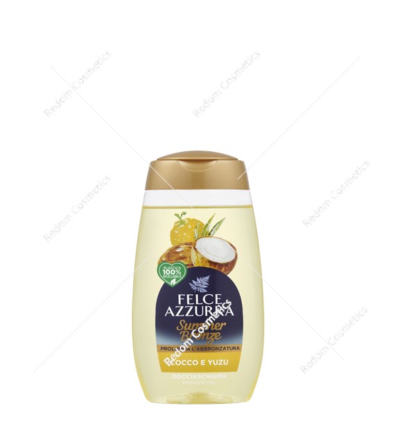 Felce Azzurra Summer Bronze Kokos & Yuzu żel pod prysznic 250 ml