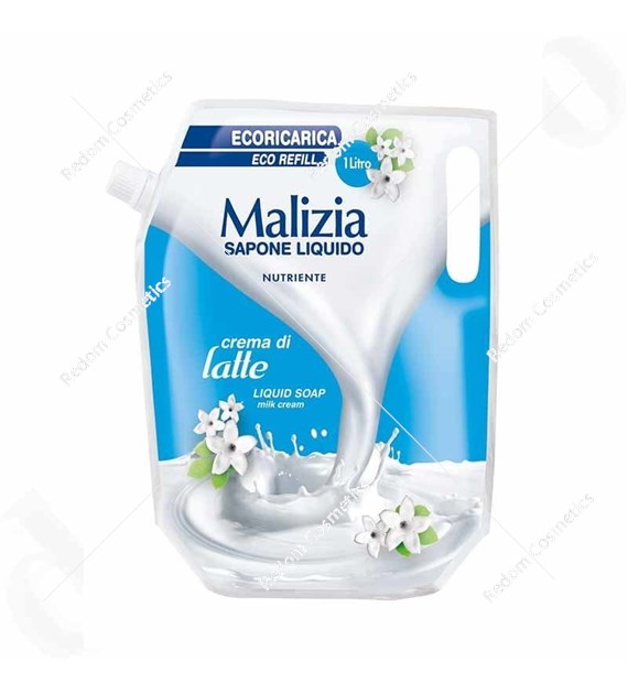 Malizia mydło w płynie crema di Latte 1 L zapas