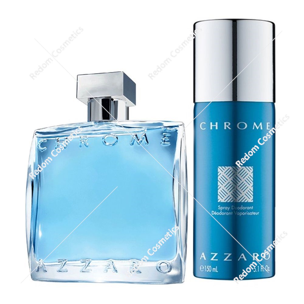 Azzaro Chrome woda toaletowa 100 ml spray + dezodorant 150 ml spray