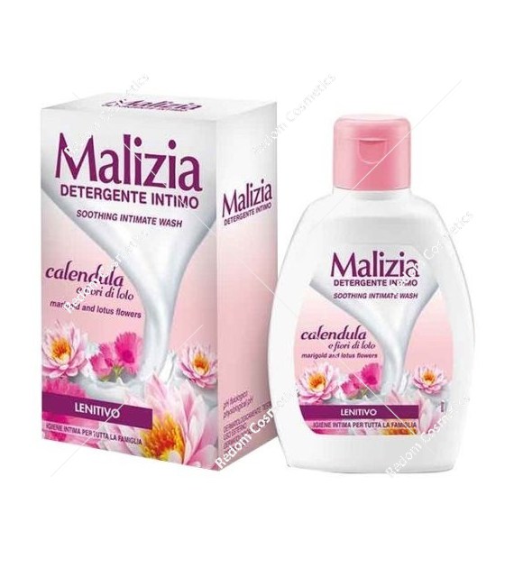 Malizia kwiaty nagietka i lotosu kojący płyn do higieny intymnej 200 ml