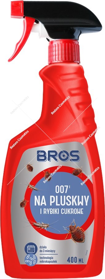 Bros 007 na pluskwy i rybiki cukrowe 400 ml