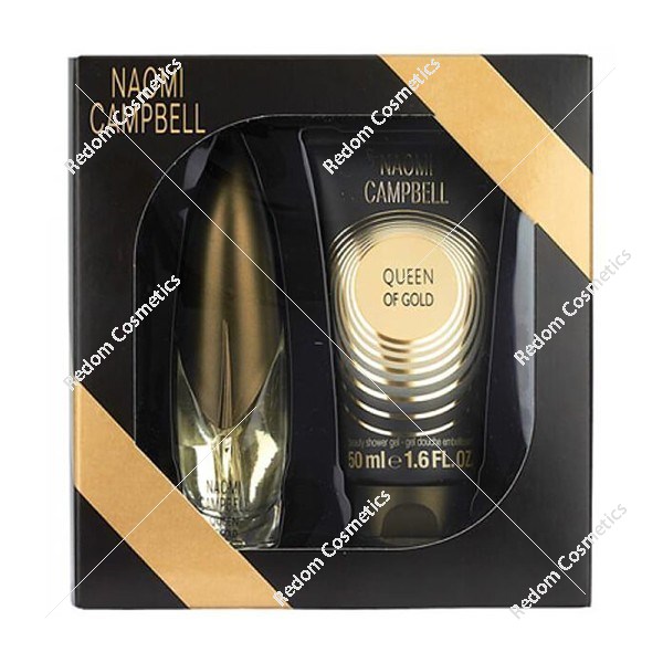 Naomi Campbell Queen Of Gold women woda toaletowa 15 ml + żel pod prysznic 50 ml