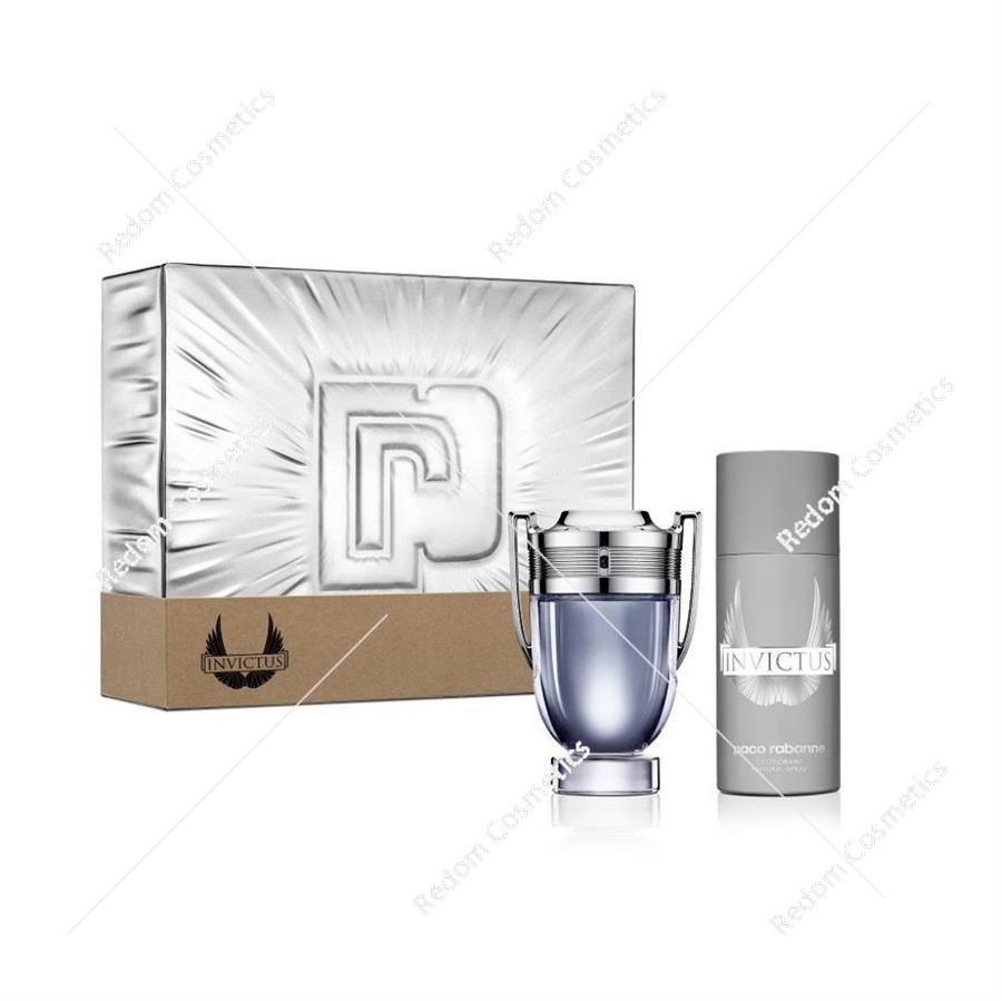 Paco Rabanne Invictus woda toaletowa 100 ml spray + dezodorant 150ml