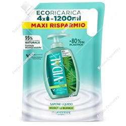 Vidal mydło w płynie Białe piżmo uzupełnienie 1.2 litra