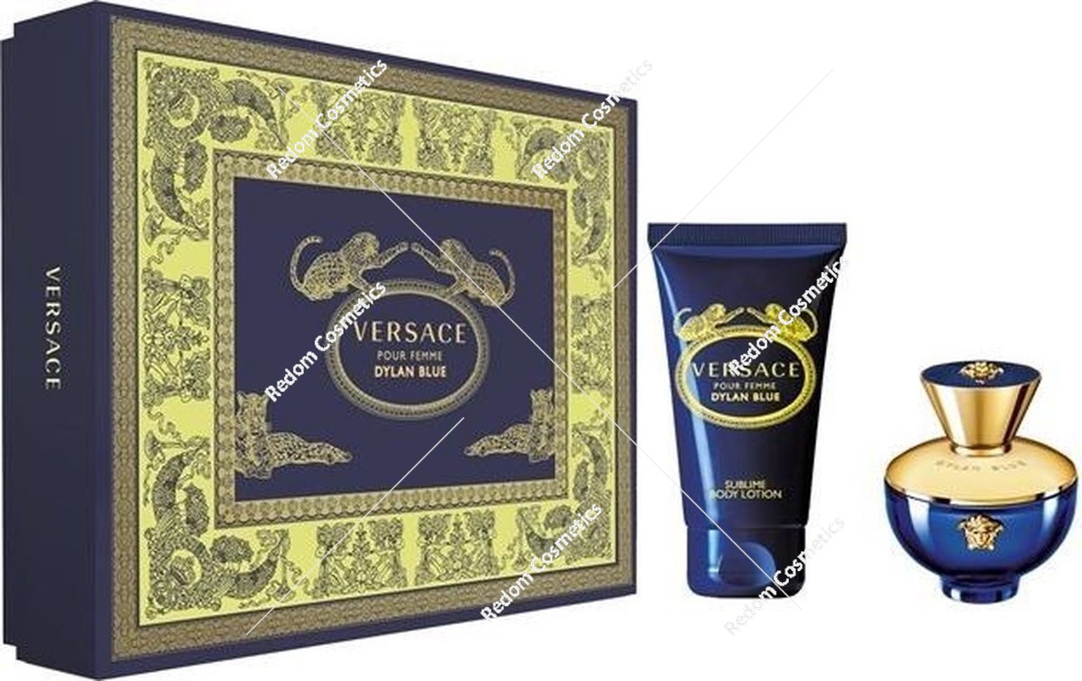 Versace Dylan Blue Pour Femme woda perfumowana 30 ml spray + balsam do ciała 50ml