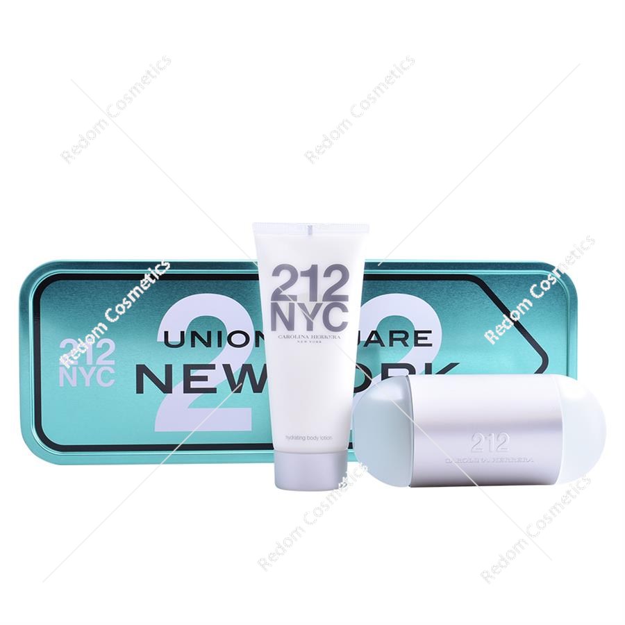 Carolina Herrera 212 Women woda toaletowa 100 ml spray + balsam do ciała 100 ml