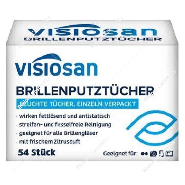 Visiosan Chusteczki Do Okularów Brillenputztucher 54 sztuki