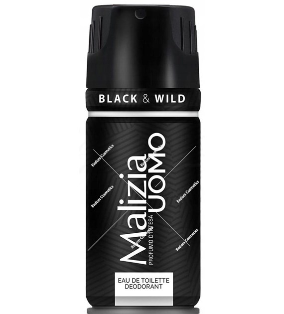 Malizia Uomo Black&Wild dezodorant męski  150 ml