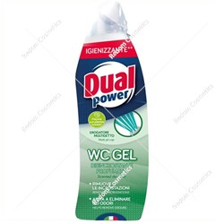 Dual Power perfumowany, odkamieniający żel do czyszczenia wc 0,7l