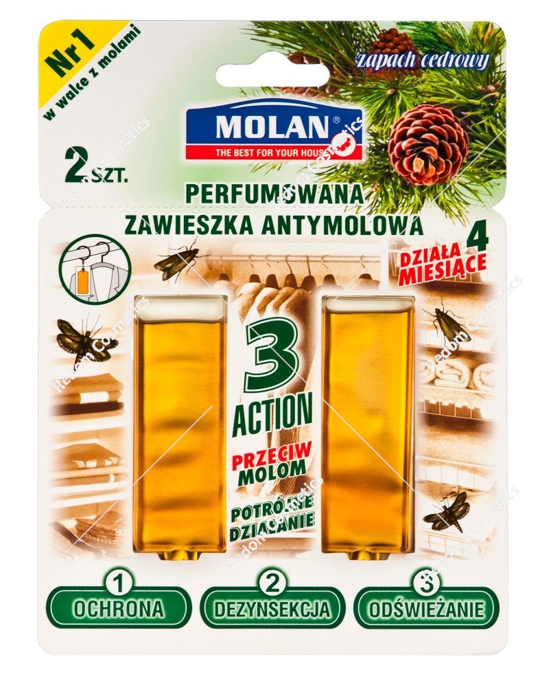 Molomit perfumowana zawieszka antymolowa Cedr 1 sztuka