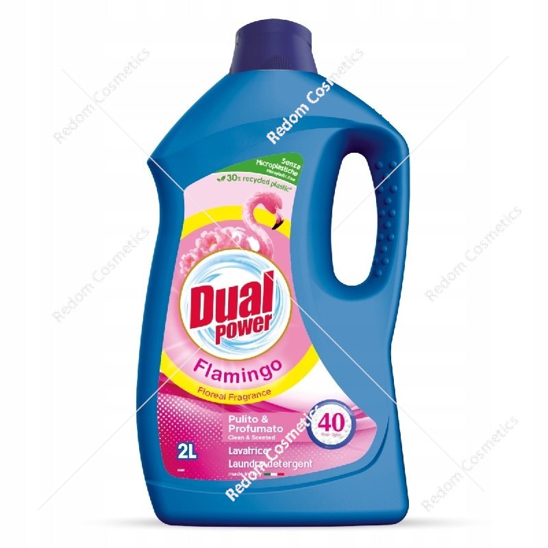 Dual Power uniwersalny płyn do prania 2 l Flamingo