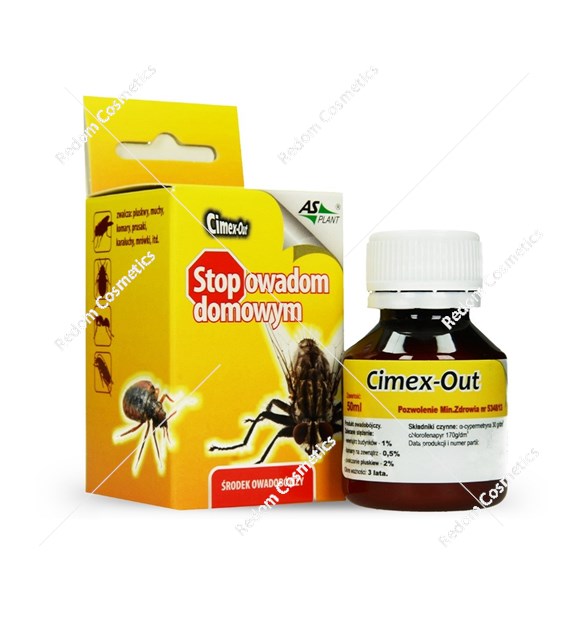 Cimex out oprysk na komary, kleszcze, pluskwy, muchy 50 ml