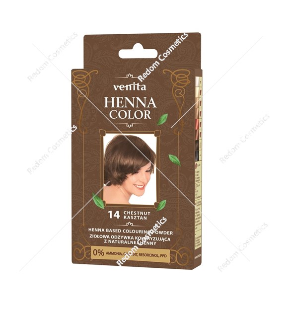 Venita Henna w proszku color 14 Kasztan