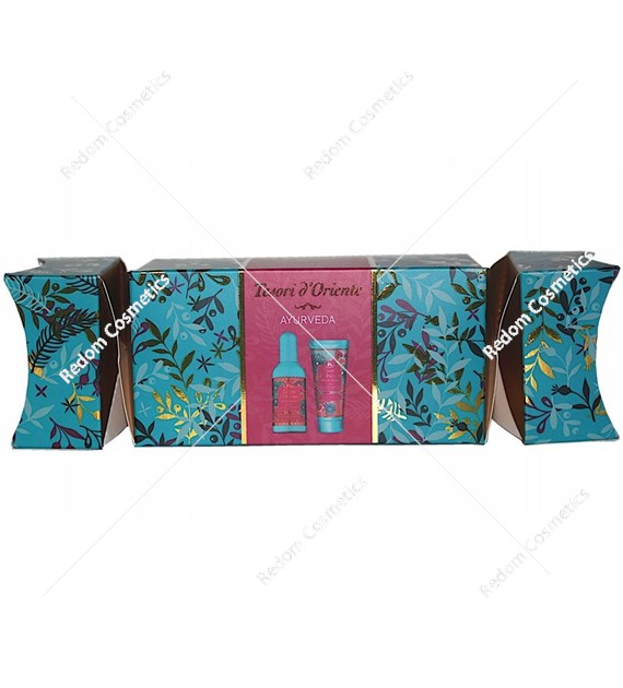 Tesori zestaw kosmetyków Ayurveda woda perfumowana 100 ml + żel pod prysznic 75 ml