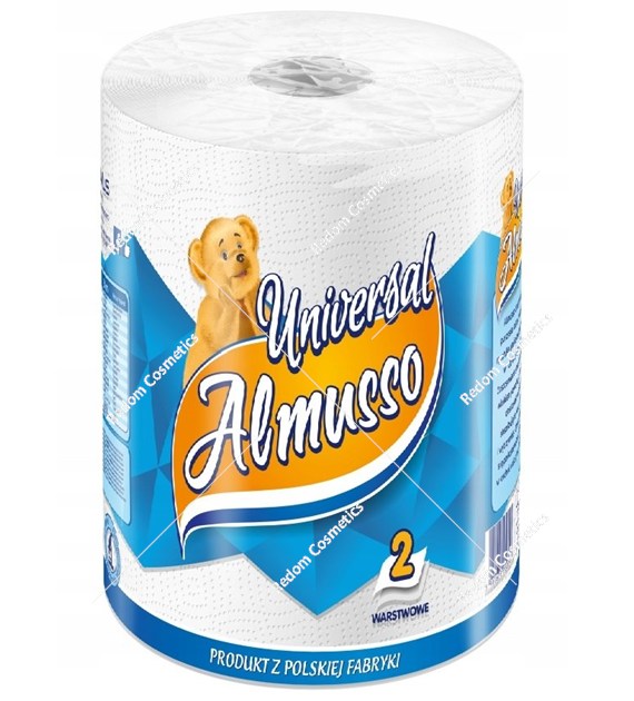 Almusso Universal ręcznik papierowy celuloza w opakowaniu 1 szt. biały