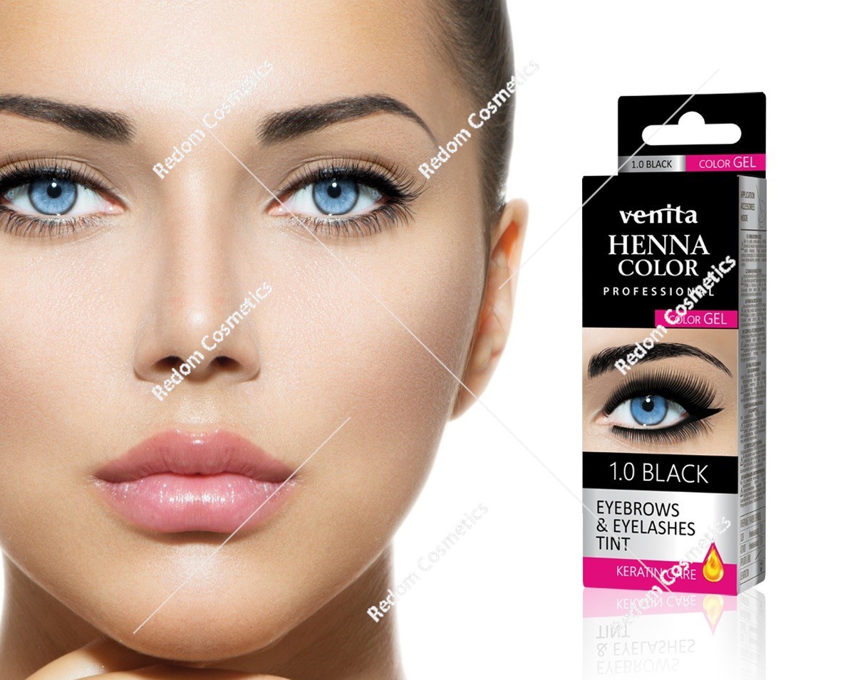 Venita Henna do brwi i rzęs w żelu Brąz