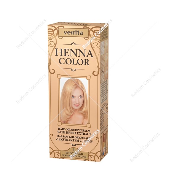 Venita Henna ziołowy balsam koloryzujący 1 słoneczny blond