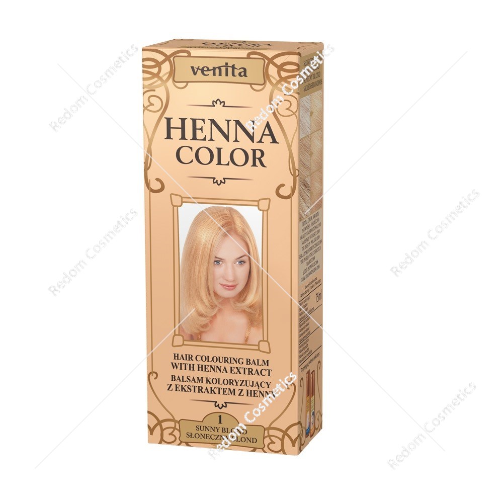 Venita Henna ziołowy balsam koloryzujący 1 słoneczny blond