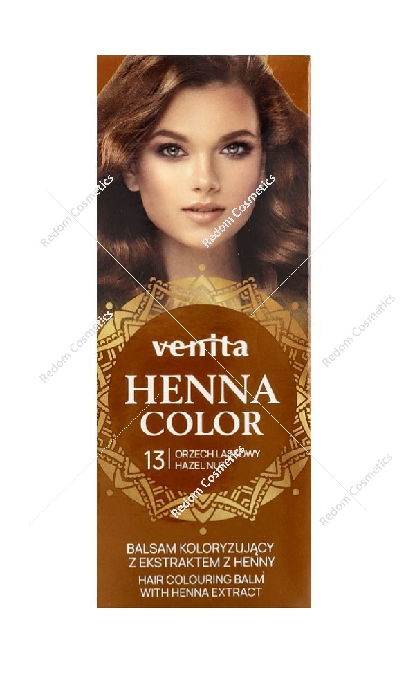 Venita Henna ziołowy balsam koloryzujący 13 Orzech Laskowy