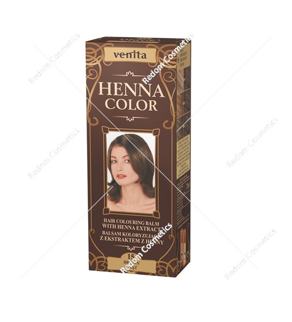 Venita Henna ziołowy balsam koloryzujący 15 Brąz