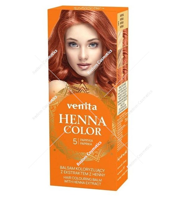 Venita Henna ziołowy balsam koloryzujący 5 Papryka