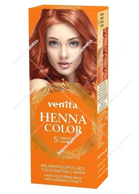 Venita Henna ziołowy balsam koloryzujący 5 Papryka
