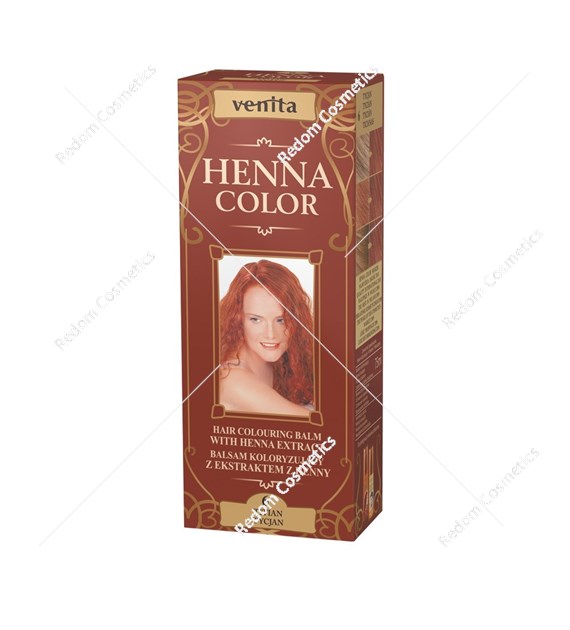 Venita Henna ziołowy balsam koloryzujący 6 Tycjan