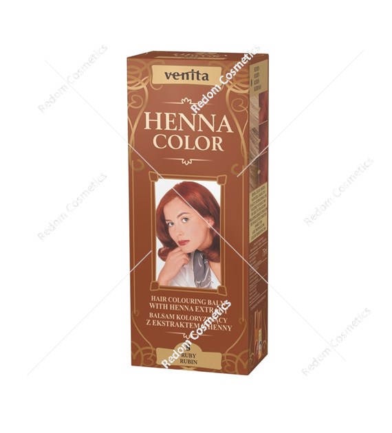 Venita Henna ziołowy balsam koloryzujący 8 Rubin