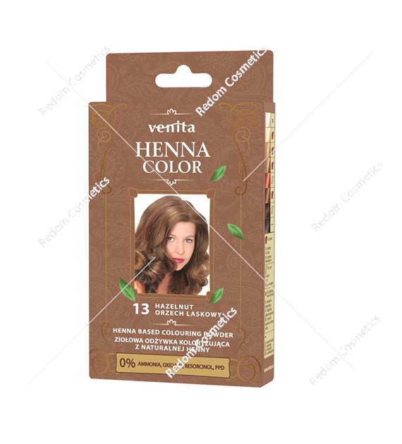 Venita Henna w proszku color 13 Orzech Laskowy