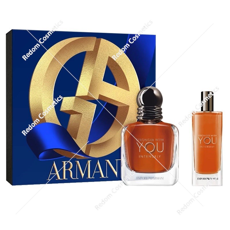 Giorgio Armani Emporio Stronger with You Intensely woda perfumowana 50 ml spray + woda perfumowana 15 ml