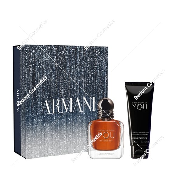 Giorgio Armani Emporio Stronger with You Intensely woda perfumowana 50 ml + szampon w żelu 75 ml