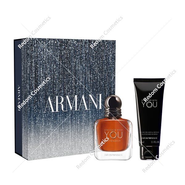 Giorgio Armani Emporio Stronger with You Intensely woda perfumowana 50 ml + szampon w żelu 75 ml