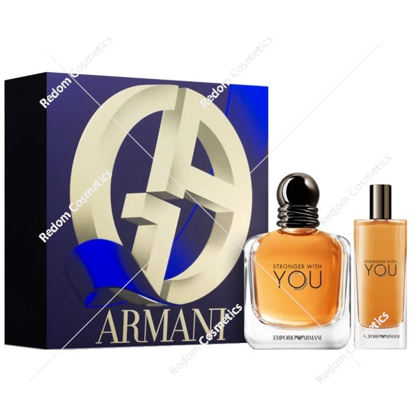 Giorgio Armani Emporio Stronger with You Men woda toaletowa 50 ml spray + woda toaletowa 15 ml