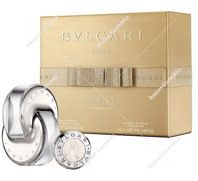 Bvlgari Omnia Crystalline woda toaletowa 65 ml spray + perfumowany krem 1 gram