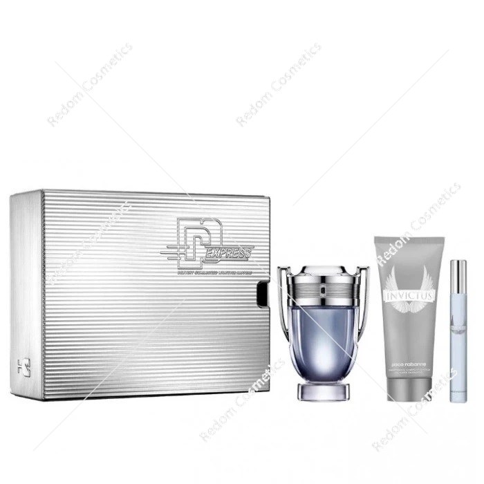 Paco Rabanne Invictus Aqua woda toaletowa 100 ml + woda toaletowa 10 ml + szampon 100 ml