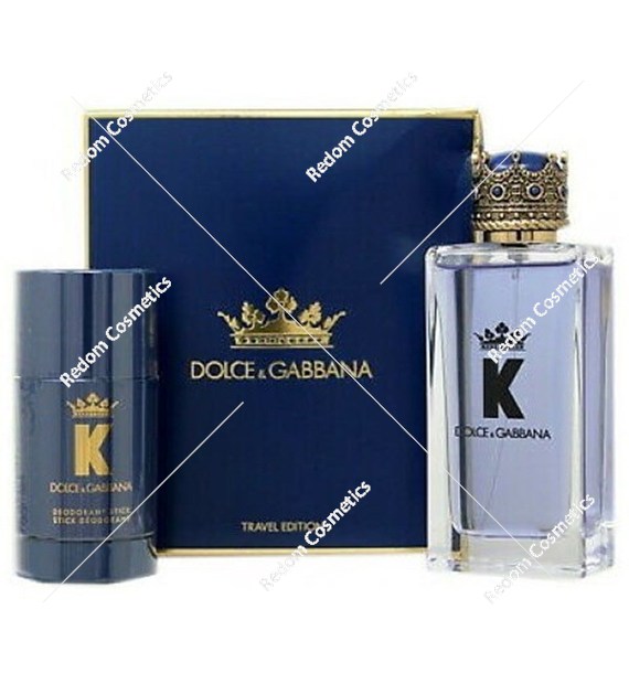 Dolce & Gabbana K woda toaletowa dla mężczyzn 100 ml + dezodorant w sztyfcie 75g