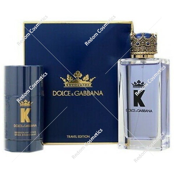 Dolce & Gabbana K woda toaletowa dla mężczyzn 100 ml + dezodorant w sztyfcie 75g