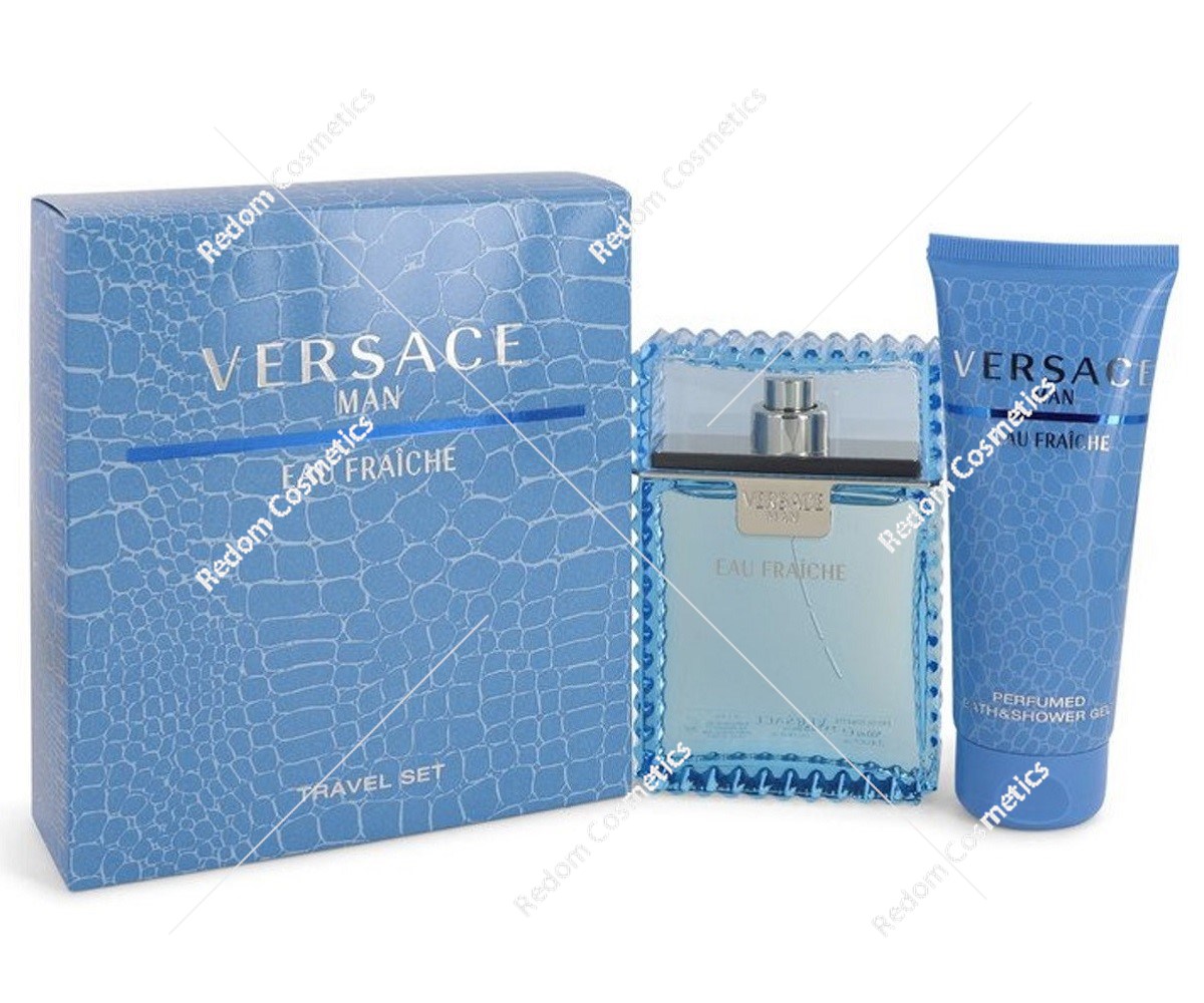 Versace Man Eau Fraiche woda toaletowa 100 ml + żel pod prysznic 100 ml