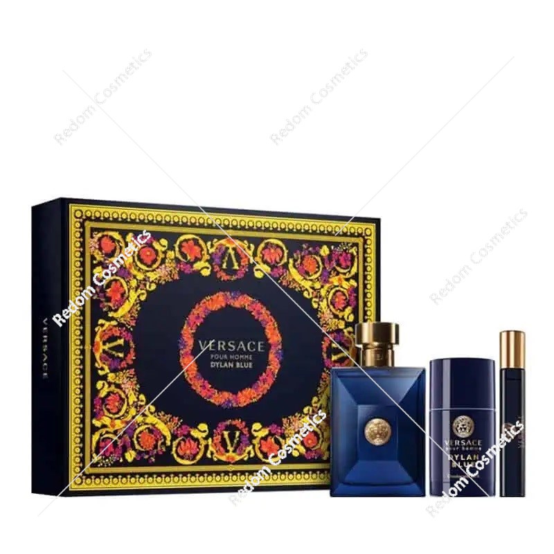 Versace Dylan Blue pour homme woda toaletowa 100 ml + woda toaletowa 10 ml + sztyft 75 ml
