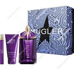 Mugler Alien woda perfumowana 60 ml + woda perfumowana 10 ml+ balsam do ciała 50 ml