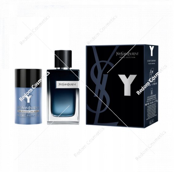 Yves Saint Laurent Y Pour Homme woda perfumowana 100 ml + dezodorant sztyft 75 g