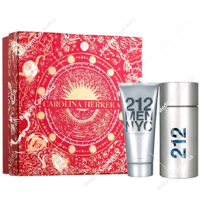 Carolina Herrera 212 Men woda toaletowa 100 ml + żel pod prysznic 100ml.