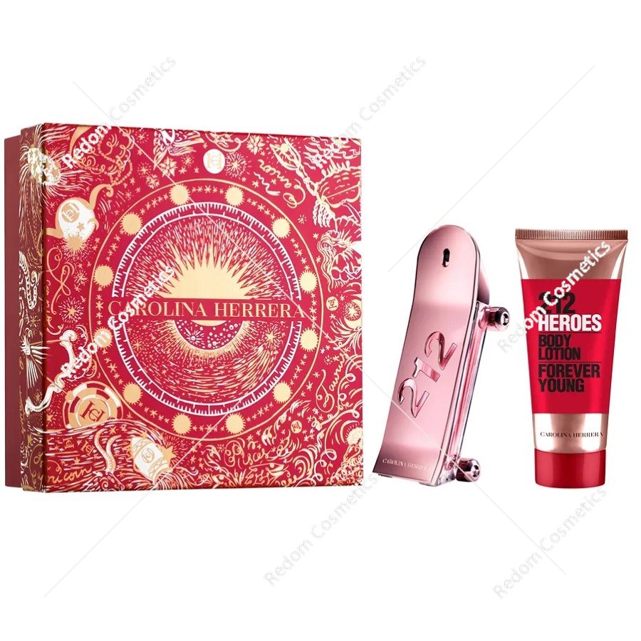 Carolina Herrera 212 Heroes Forever Young woda perfumowana 80 ml + balsam do ciała 100 ml