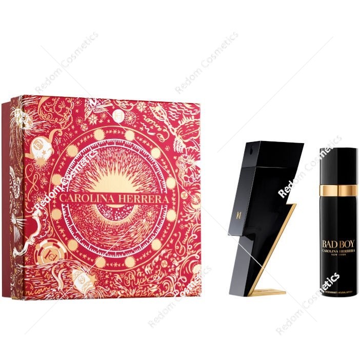 Carolina Herrera Bad Boy woda toaletowa dla mężczyzn 100 ml + dezodorant 100 ml