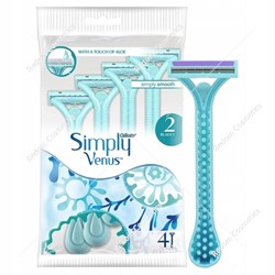 Gillette Simply Venus 2 jednorazowe maszynki do golenia 4 sztuki