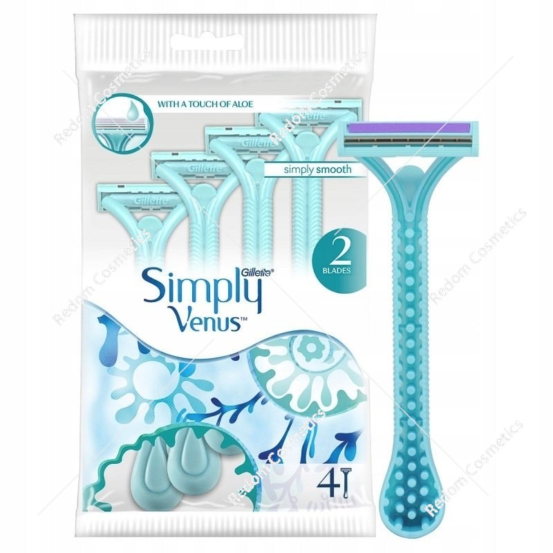 Gillette Simply Venus 2 jednorazowe maszynki do golenia 4 sztuki