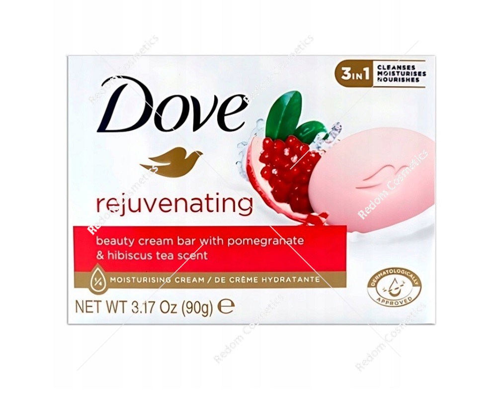 DOVE kremowe mydło pomegranate & hubiscus tea scent 90 g