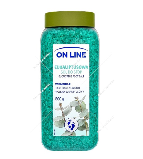 On Line Sól do stóp eukaliptusowa  800 g