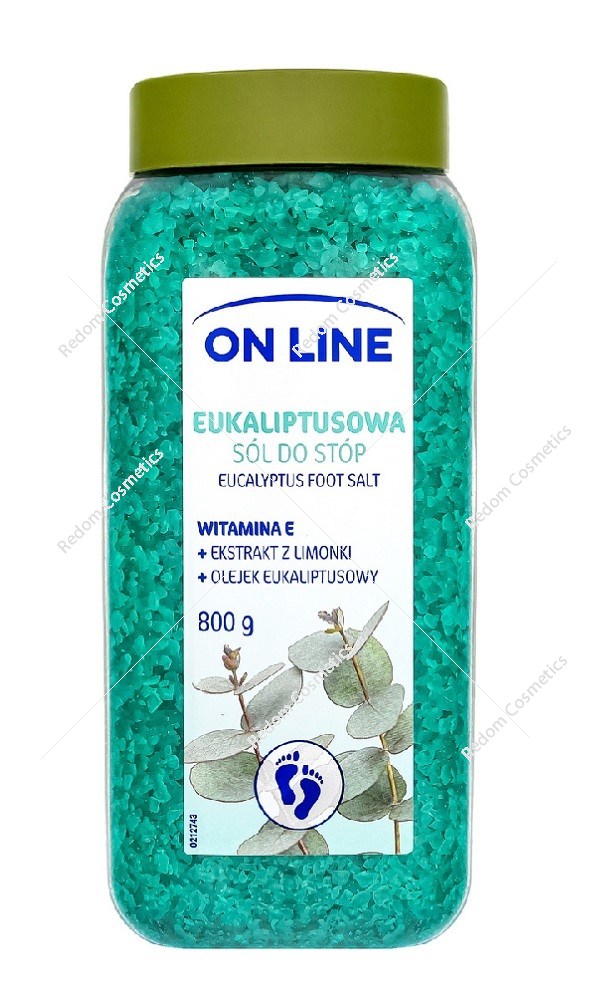 On Line Sól do stóp eukaliptusowa  800 g